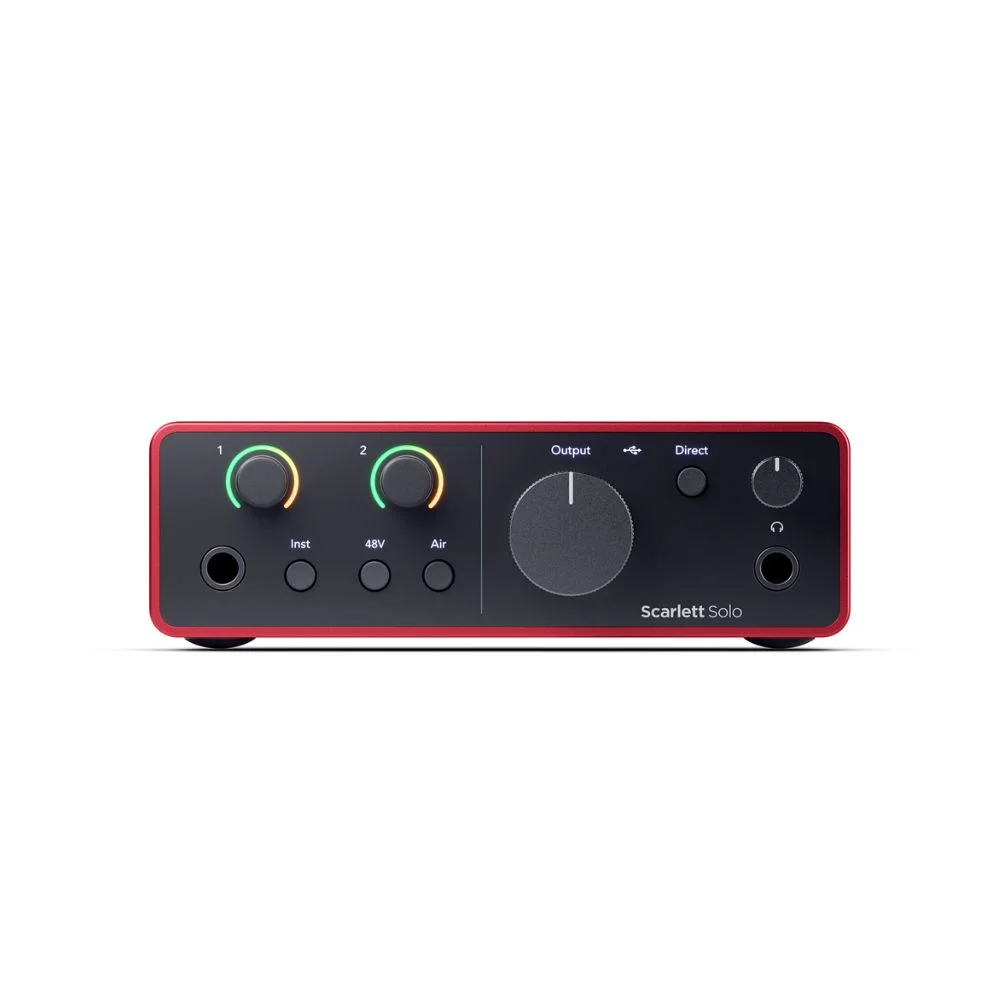 Focusrite Scarlett Solo 4th Gen USB Audio Interface