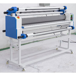 เครื่องเคลือบ ไฟฟ้า แบบอัตโนมัติ เครื่องรีดสติ๊กเกอร์ เครื่องเคลือบแผ่น เคลือบฟิล์ม เครื่องเคลือบบัตร พร้อมสแตนด์ ขนาด 1.6 เมตร