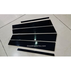 เสาประตู Accord G8 2008-2012 สีดำ (เนื้องาน Black stainless)