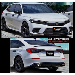 ชุดแต่งรอบคัน Civic FE Ultimate Standard LIP-X ท่อคู่แบบ 4 ใบ