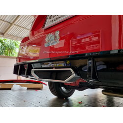 ลิ้นหลัง Diffuser พร้อมคิ้วท่อ Civic FC 2016-2019