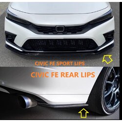 Civic FE ชุดแต่ง DTM sport (แบบ LIPS)