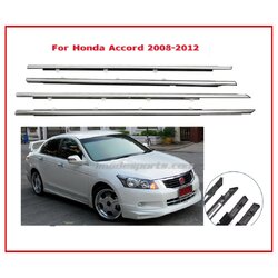 คิ้วรีดน้ำประตู พร้อมคิ้ว Stainless Accord G8 2008-2012