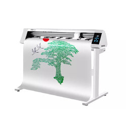 เครื่องตัดสติ๊กเกอร์ ไดคัท ฉลากสินค้า 3M ท้อนแสง Servo Motor CCD ความแม่นยำสูง เสียงรบกวนต่ำ