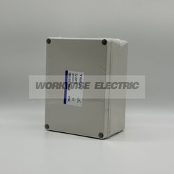 "TIBOX" TJ-30P-S กล่องพลาสติก พร้อมเทอร์มินอลบล็อก (Plastic Terminal Block Box IP66) 30Pole 10A Size : 200x150x100 mm.