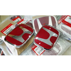 Logo Honda แดง Type R แท้ หน้าและหลัง FC (4D/ 5D)