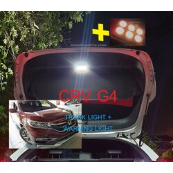 ไฟแผงประตูหลัง CRV G4 (ไฟเตือนรถหลัง+ไฟส่อง super LED)