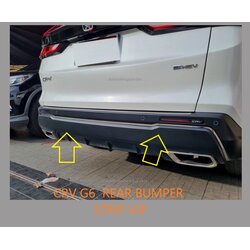 CRV G6 คิ้วตกแต่งกันชนท้าย VIP
