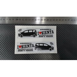 Sticker Japan Style แนว Security Warning