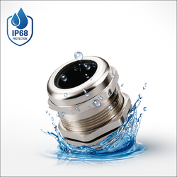 CABLE GLAND M-TYPE เคเบิ้ลแกลนด์ ทองเหลืองชุบนิกเกิ้ล ชนิดเกลียว M ( Nickle Plate Brass Cable Gland Selection Chart " M " Thread ) M8, M10, M12,M14, M16, M18, M20, M22, M24, M25, M27, M32, M40, M50, M63, M72, M75, M80, M85, M80, M88, M100