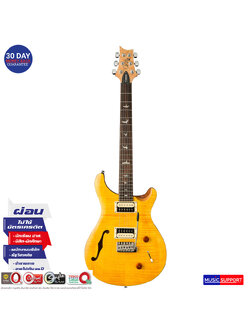 กีตาร์ไฟฟ้า PRS SE Custom 22 Semihollow-Maple Top / Santana Yellow / Bag