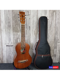 กีต้าร์เลเล่ Kazuki AKZ-MINI2 ไม้เข้ม 28 นิ้ว +กระเป๋า