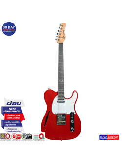 กีตาร์ไฟฟ้า G&L Trib-ASAT Classic Semi Hollow / Candy Red-RW/BAG