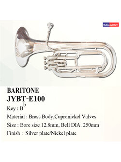 บาริโทนฮอร์น Symphony Baritone JYBT-E100 Nickel/Silver
