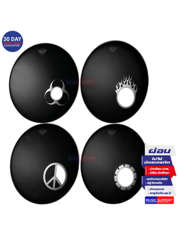 สติ๊กเกอร์หนังกลอง Remo Chrome Graphic Dynamo Sticker