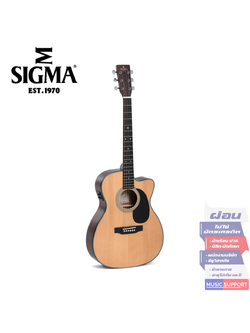 กีตาร์โปร่งไฟฟ้า Sigma OOOMC-1E