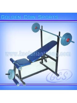 เก้าอี้เล่นกล้าม มีที่เหนี่ยวเท้า