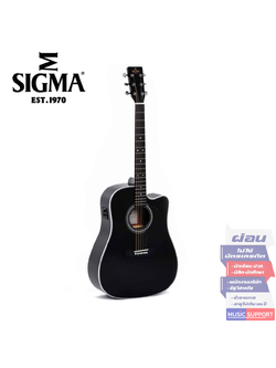 กีตาร์โปร่ง Sigma DMC-1E-BK