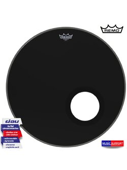 หนังกลอง Remo Ebony Ambasssador ES-1022.00 / เบสดรัม 22" หน้าโชว์