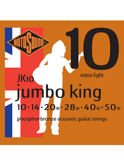 Rotosound JK10 10-50w Jumbo King สายกีตาร์โปร่ง