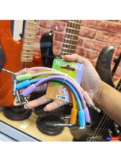 Kirlin Patch Cable Effect Guitar สายพ่วงเอฟเฟค IPCC6-243C / 1 เส้น