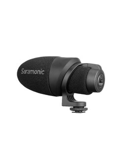 Saramonic CamMic ไมโครโฟนช็อตกันติดหัวกล้องไมค์คอนเดนเซอร์รับเสียงเป็นแบบคาร์ดิออยด์Unidirectional