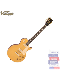 กีตาร์ไฟฟ้า VINTAGE LP ReIssued V100M Mini HB Double Coil - Gold Top