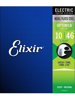 Elixir 19052 Electric NPS Optiweb Light 10-46 Guitar Strings