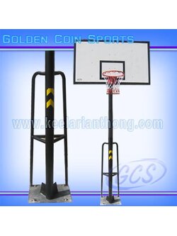 เสาบาสเกตบอลแบบยึดติดพื้น