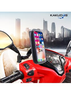 ที่จับโทรศัพท์มือถือติดกระจกมองข้างรถมอเตอร์ไซค์ แบรนด์ KAKUDOS Bike Holder รุ่น MK-807