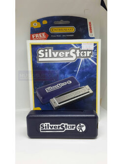 HOHNER Silver Star Harmonica In D ฮาร์โมนิก้า (เม้าส์ออแกน)