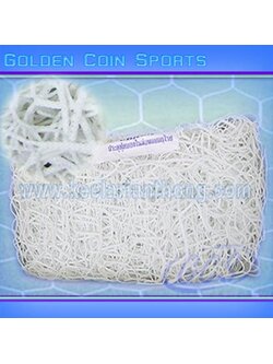 ตาข่ายประตูฟุตบอลไนล่อน แบบยุโรป รุ่นหกเหลี่ยม