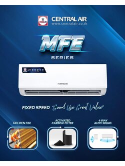 เซ็นทรัลแอร์ แอร์เซ็นทรัล รุ่นCFW-MFE09/CCS-MFE09 MFE