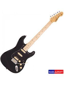 VINTAGE ELECTRIC GUITAR - HSS - BOULEVARD BLACK