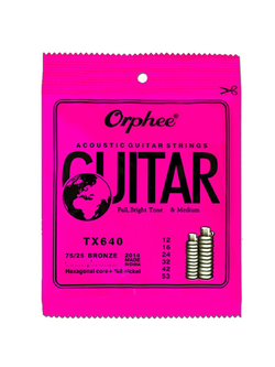 สายกีตาร์โปร่ง Orphee TX-640 เบอร์ 12-53