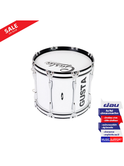 กลองใหญ่มาร์ชชิ่ง Gusta 18 นิ้ว 8 หลัก พร้อมชุดสะพาย