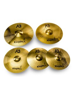 Kingdo Cymbal K2 Golden SET5 14x2 16 18 20