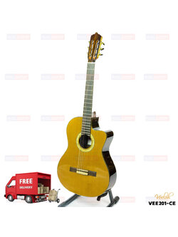 Veelah V201CE Electric Classic Guitar กีตาร์คลาสสิกไฟฟ้า