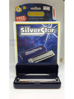 HOHNER Silver Star Harmonica In F ฮาร์โมนิก้า (เม้าส์ออแกน)