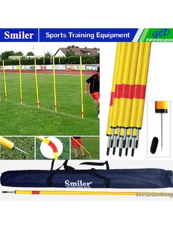 Smiler เสาสลาลมแบบมีสปริง มีกระเป๋าชุด10อัน