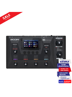 ZOOM B6 มัลติเอฟเฟคเบส Multi-Effect Bass