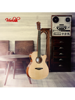 Veelah V1-OMCE กีตาร์โปร่งไฟฟ้า