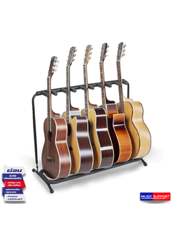 ROCKSTAND / MULTIPLE GUITAR RACK STAND - FOR 5 ACOUSTIC GUITARS