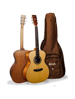 Kazuki โปร่ง 41" รุ่น AKZ-SOUL-OM41 คอเต็ม +กระเป๋า