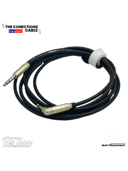 สายสัญญาณ Stereo TRS Cable Professional TRS-TRS 1/4" Ball Pharanwat signature By The Connections Cable MSP