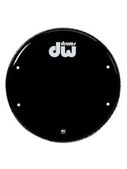 หนังกลอง DW Drum 18 Inch Gloss Black Bass Drum Head