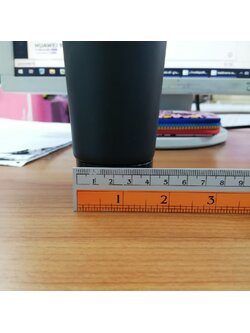 หลอดโฟม ขนาด250ml สีดำด้าน หลอดโฟม พลาสติก หลอดเปล่า ราคาถูก มีของในสต้อค พร้อมจัดส่ง