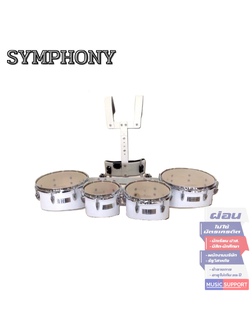 กลองควอททอม 4 ใบ Symphony JBQAZ-04 แถมชุดอาร์มสะพาย