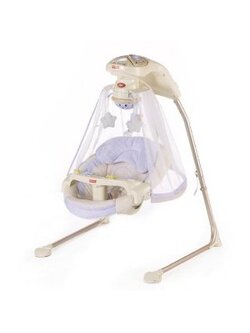 Fisher Price Papasan Cradle Swing Starlight เปลไกวอัตโนมัติ เปลไกวไฟฟ้า