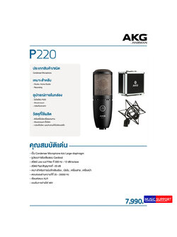 AKG P220 (Condencer Microphone)